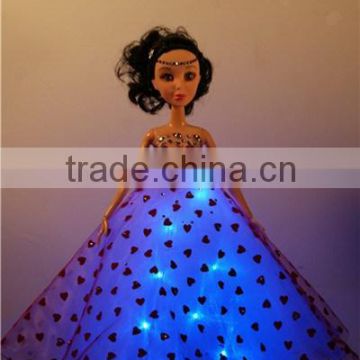 Carnival Decorations with Rainbow Color / Glowing Couple Dolls for Celebration