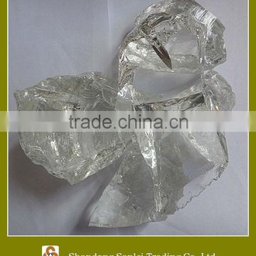 crystal white decorative broken glass