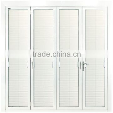 China high quality aluminum louver doors hotel villa projects aluminum doors for sale