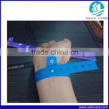 Cheap polyester woven wristband with logo printing