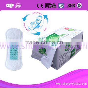 Shuya Breathable dry net hot sale panty liners