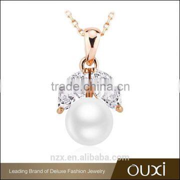 OUXI 2016 top quality hot sell design wholesale price pearl necklace for women11503