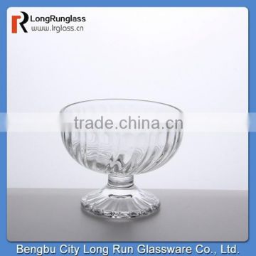 LongRun Round mouth dessert dishes bowl with foot