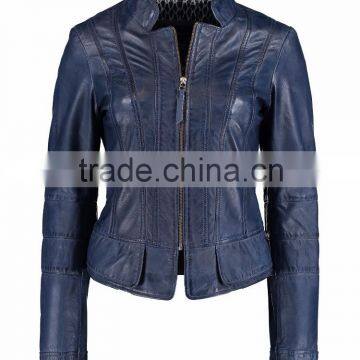 Ladies super lambskin leather jacket Style-PW10750