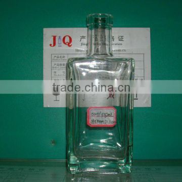 Clear Glass Spirit Bottle