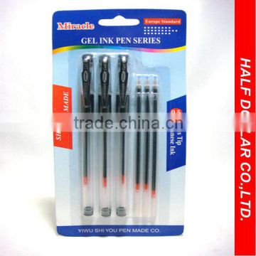 Normal & Colorful Ink School & Office Gel Pen/Promotional Gel Ink Pen /Ordinary Gel Pen