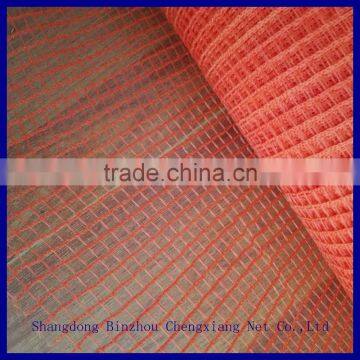 China Binzhou cheap wholesale orange construction safety nets