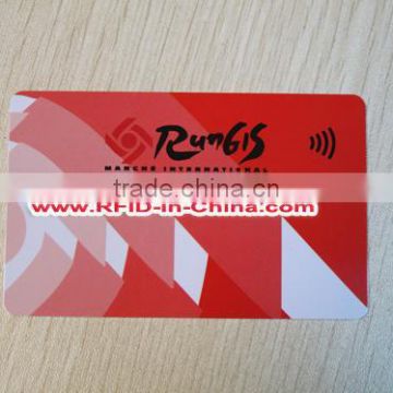 RFID Hotel Door RFID Magnetic Key Cards ISO14443A 13.56Mhz RFID Smart Card