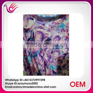 Alibaba china supplier chiffon sublimation printed fabric for Dresses CP109