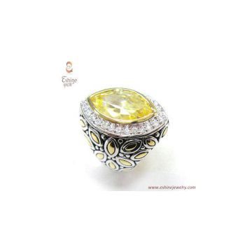 Sterling silver jewelry Designer inspired ring