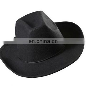 Black simple style mexican hat hot sale cowboy hat made in china NC2121