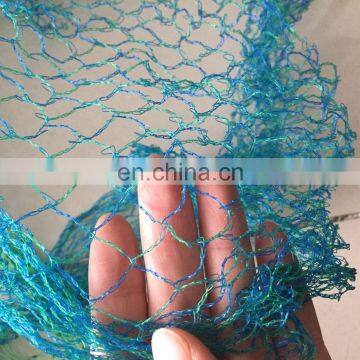 Green 30g PE knitted bird netting for Romania,mesh hole 20mm*20mm
