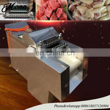 Manufacture Big Capacity Chicken Dice Machine fresh meat cube cutter/chicken breast cube cutting machine