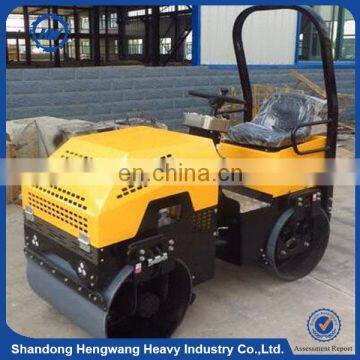 Double Drum 1 ton Mini Vibratory Road Roller Compactor Price Lowest