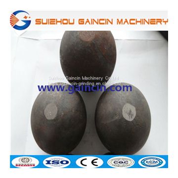 HRC58 to 68 dia.25mm to 140mm steel forged mill balls, grinding media mill steel balls, steel forged balls