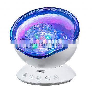 Baby sleep aid Ocean Wave home decorative light Night Light Star Projector with remote control