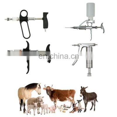 Automatic Adjustable Vaccine 0-2ml,0-5ml Syringe Cattle Injection Gun For Pig Goat Sheep Cattle Farming Equipment