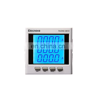 PA194I-9KY3  LCD display  digital power  96x96  panel mount AC ammeter  used for smart building
