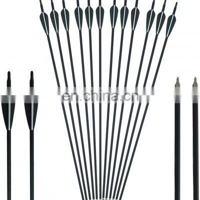 Replaceable Tips Target Arrow bow and arrows for sale Recurve compound Bow 7.8 mm Axis Hybrid Archery Hunting Mixed Carbon Arrow