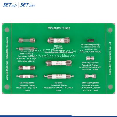 All Series Glass Fuse Tube Mini Fuse Manufacturer with CCC Cur Kc VDE