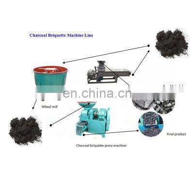 Olive Husk Charcoal Briquetting Machine Coconut Shell Charcoal Machinery