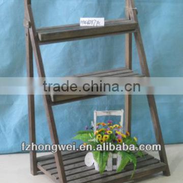 Hongwei brown Garden Wood Planters-flower shelf