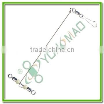 T-shape cross-line pearl beads with swivel and snap of fishing tackle