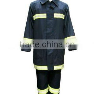 100% cotton blue coveralls with reflective tape