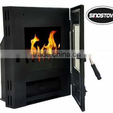 insert steel wood burning stove
