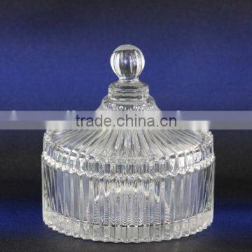 Wholesale beautiful soy candle in ger glass jar