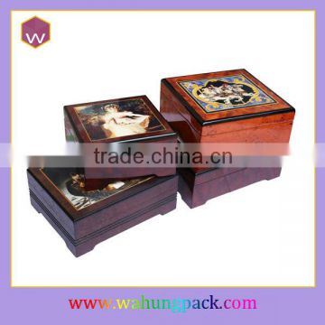 High quality wholesale music box hand crank music box