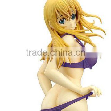 Attractive japanese sexy cartoon girl figurines