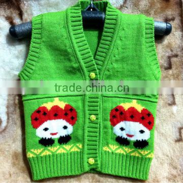 Baby Girl Sweater Green Color