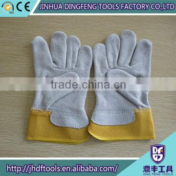 10.5 inches full palm cow split working gloves