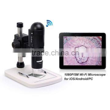 New wifi microscope 10x-230x WiFi 1080P HD Microscope, for iPhone/iPad/Pc/Android wireless digital microscope