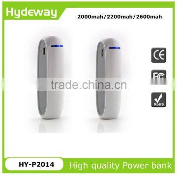 2015 Hot Selling Cheap Mobile Power Bank 2600mAh Power Bank With Led Flashlight