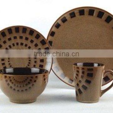 16 pcs ceramic dinnerware