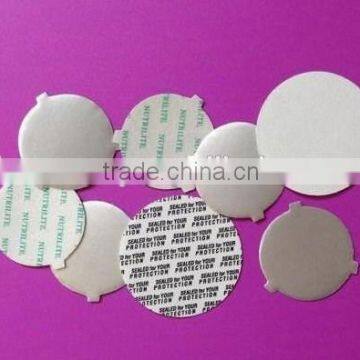 easy tear off Aluminum Foil induction cap seal liner with tabs