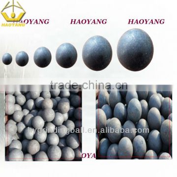 forged steel grinding ball for SAG ball mills in mining