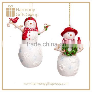 Resin Outdoor Christmas Snowman Statues