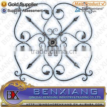 Wrought Iron rosette made by Qingdao Benxiang for fence,gate& stairs