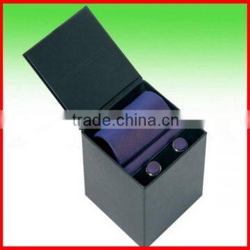 High Quality Black Cardboard Tie Packaging Gift Bow Whlesale