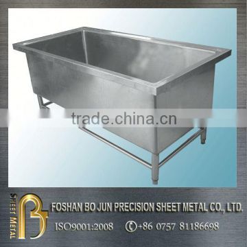 customized high quality product stainless steel kitchen stroge sink exports fabrication