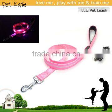 High Quality Electronic Dog Leash Lights Nylon Webbing USB Rechargeable