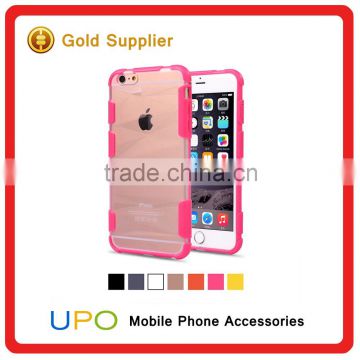 [UPO] Fashion Sport Dual Color Bumper Phone Cover Hybrid Hard PC + TPU Combo Case for iPhone 5 5s 6 6s