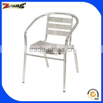 ZT-1050C strong stacking logo aluminum chair