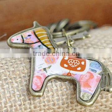 Metal horse keychain good gift to male freinds