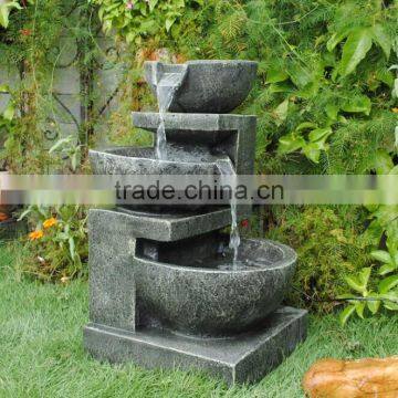 Three Tiered Outdoor Garden Led Fountain