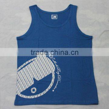 100% cotton men's singlet