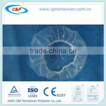 sterile disposable transparent PE equipment covers with elastic